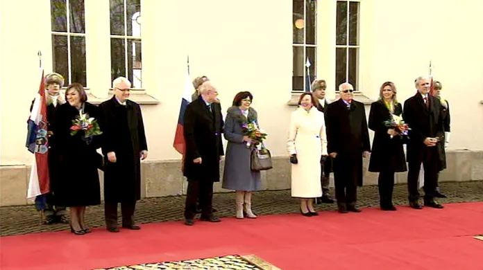 Setkání prezidentů na zámku v Lánech