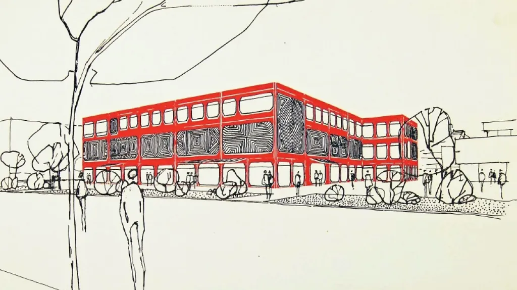 Návrh Růženy Žertové na obchodní dům Prior