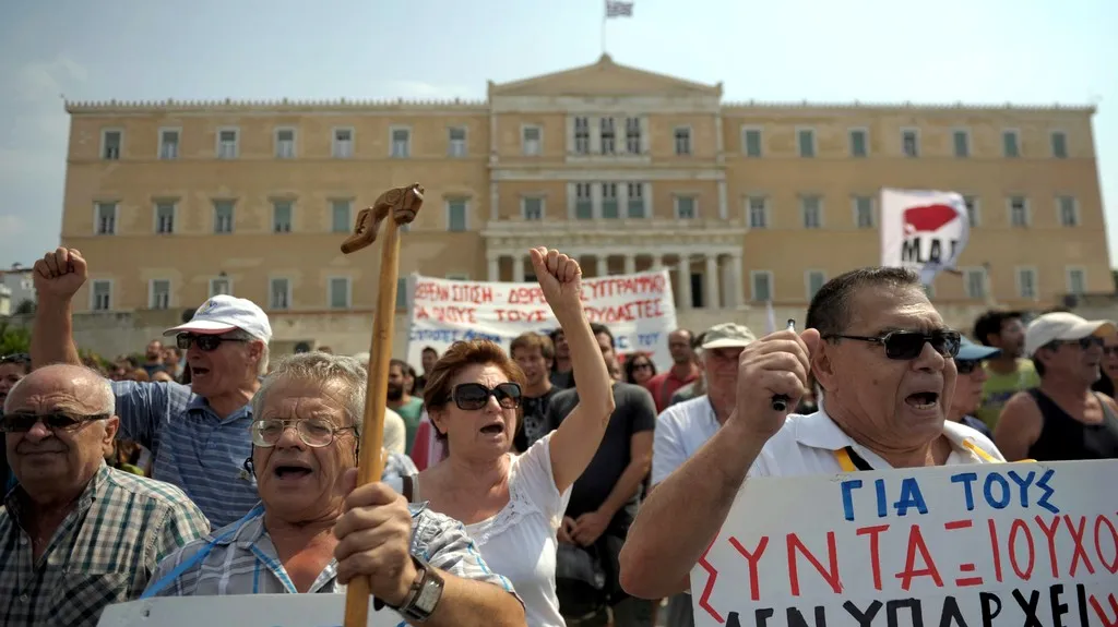 Demonstrace v Řecku