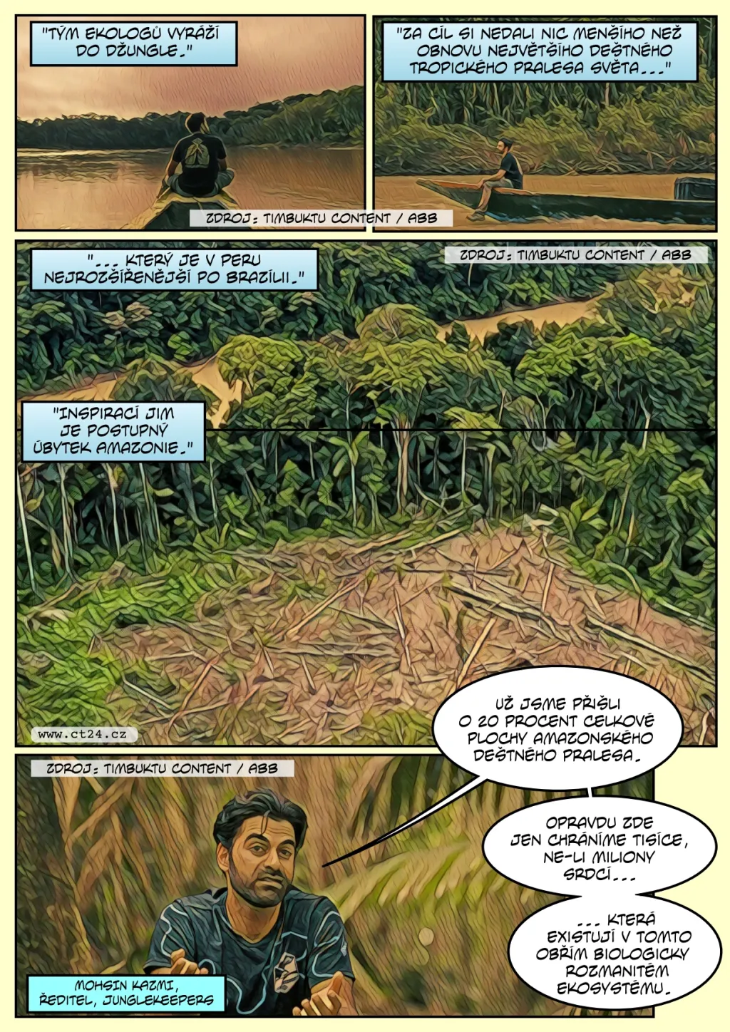 Solární robot pomáhá v boji proti odlesňování Amazonie