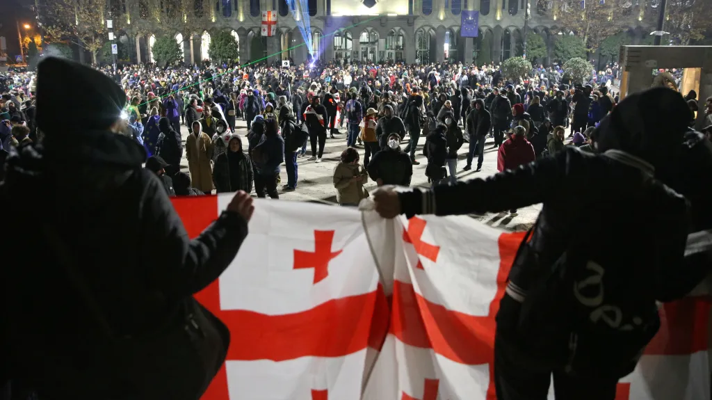 Protest v Tbilisi