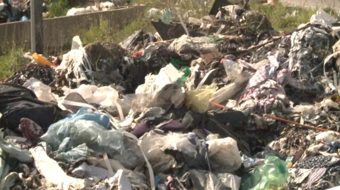 Odpadky v okolí Neapole