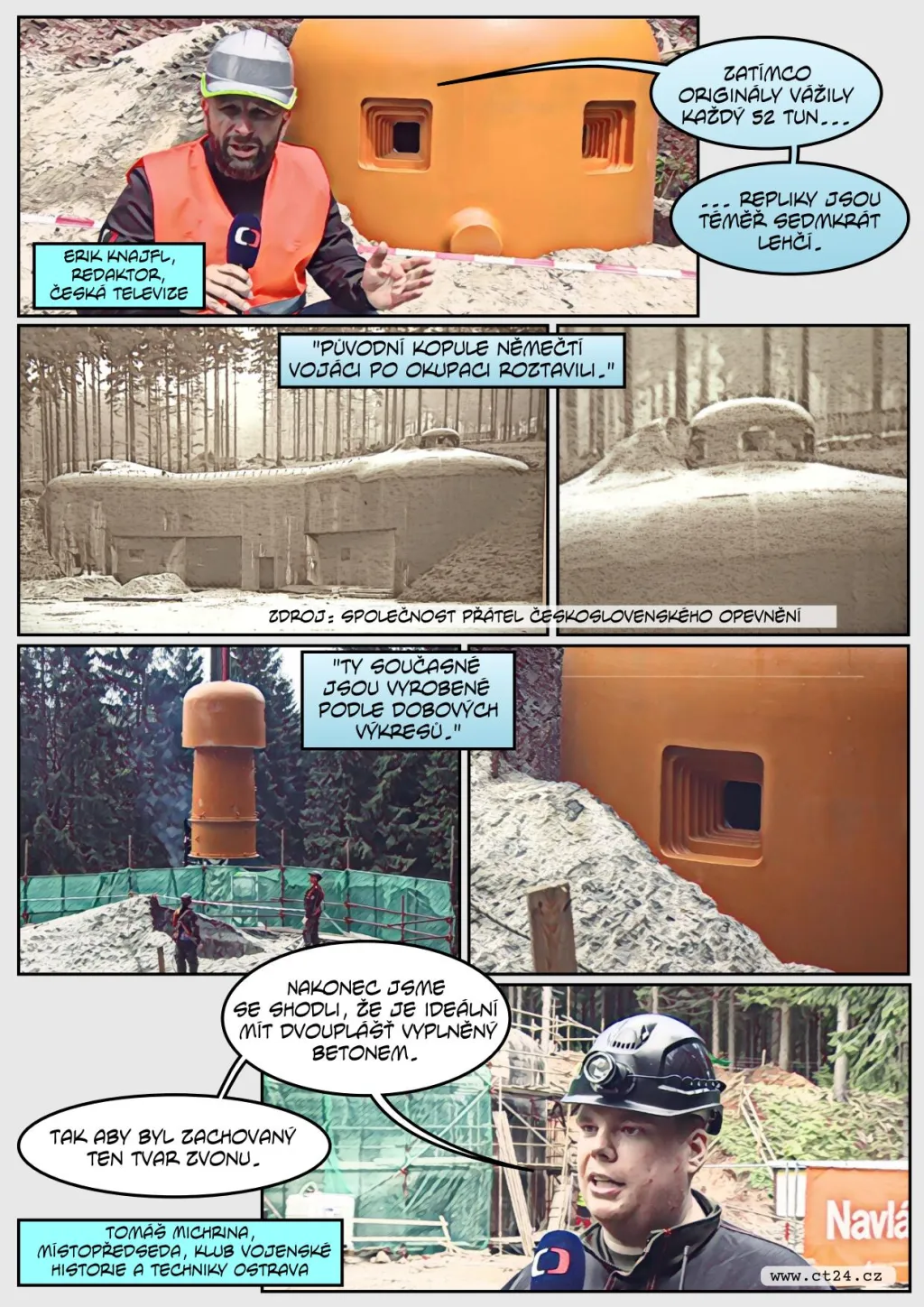 Československé opevnění v novém kabátku. Tvrz Bouda dostala „nové" střílny