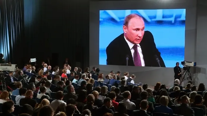 Výroční tisková konference Vladimira Putina