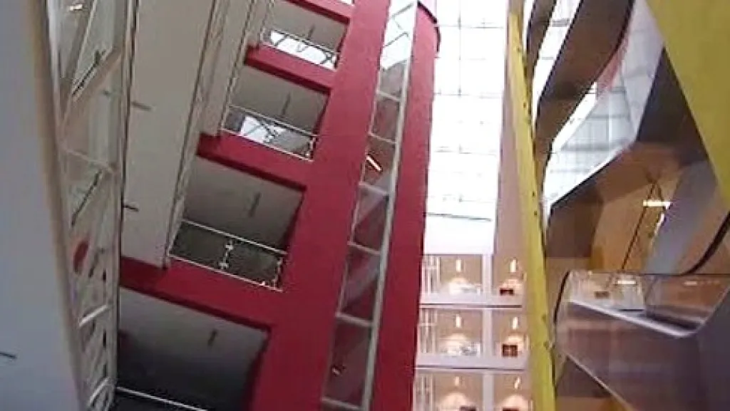 Interiér justičního paláce v Brně