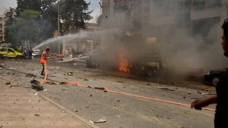 Rozbombardované Aleppo