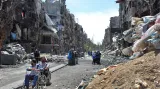 Následky bojů v Sýrii