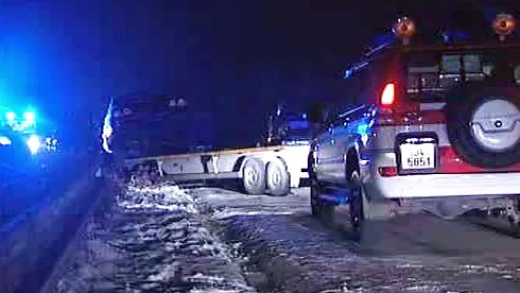 Záchranáři u nehody