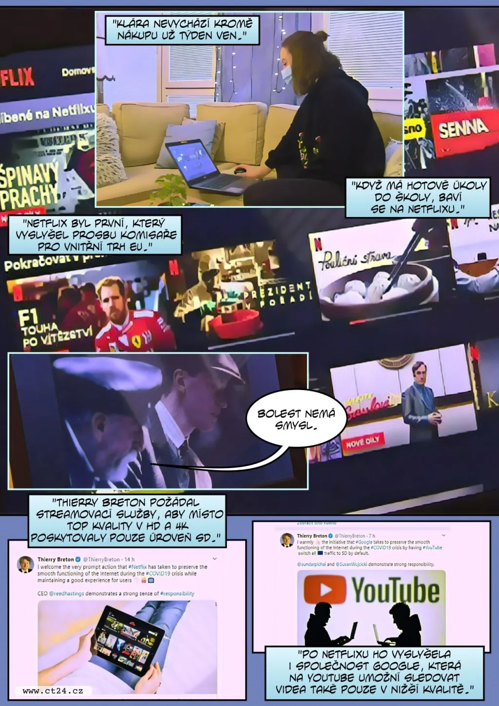 Lidé zatěžují internet