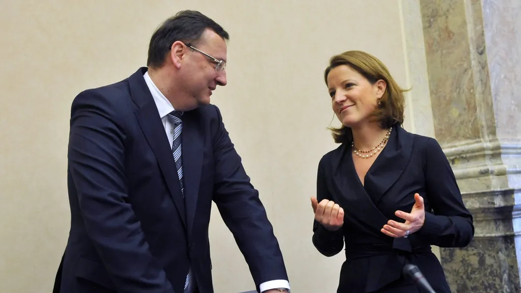 Petr Nečas a Karolína Peake