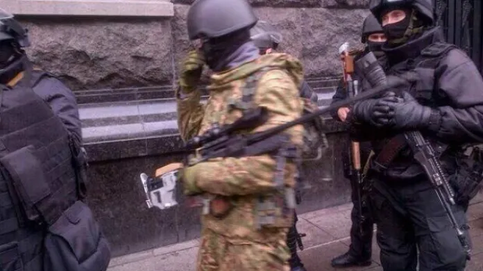 Policejní snajpři v Kyjevě