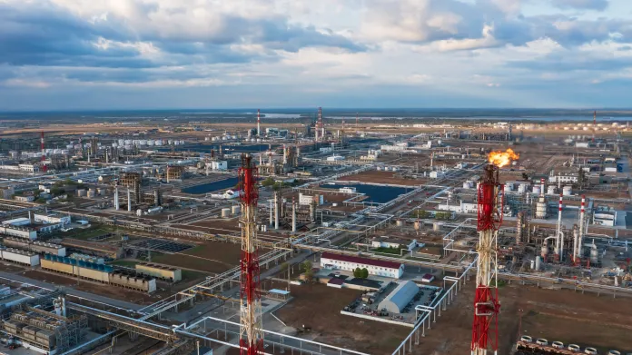 Rafinerie Lukoilu v ruském Volgogradu