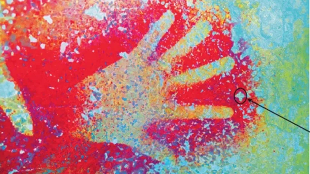 Rekonstrukce otisku ruky