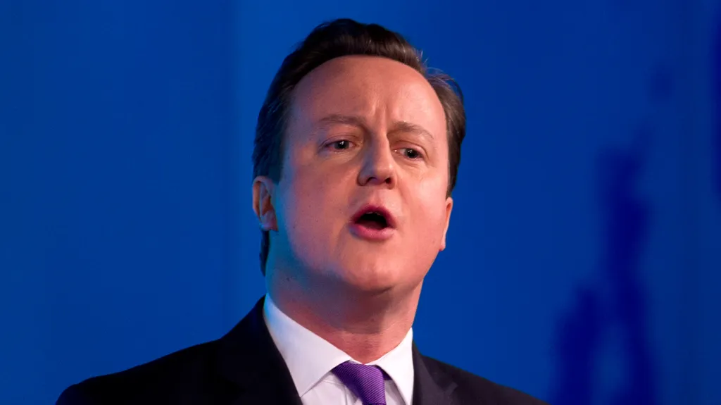 David Cameron při projevu o vztazích Británie k EU
