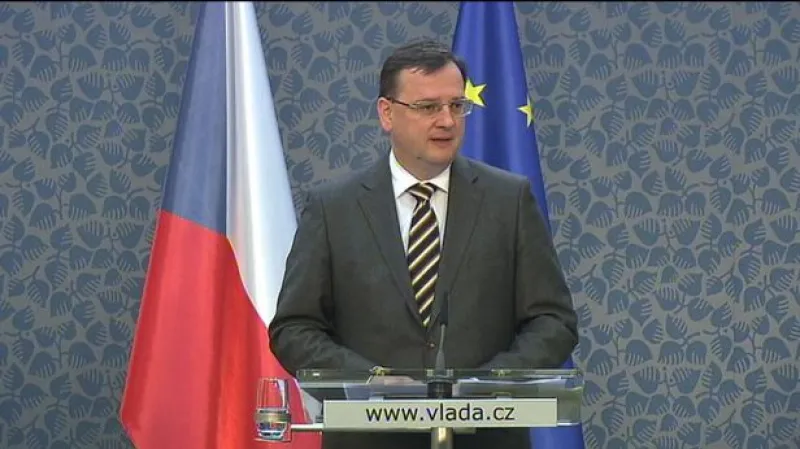 Tisková konference po jednání vlády