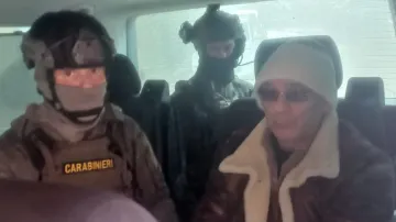 Matteo Messina Denaro krátce po svém zatčení v lednu 2023