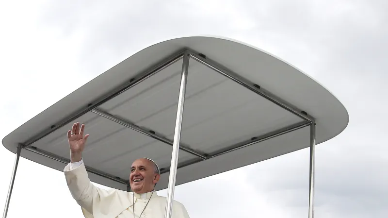 Papež František v jihokorejském Haemi