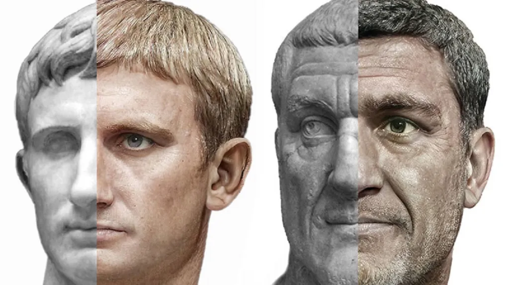 Císařové Augustus a Maximus Thrax
