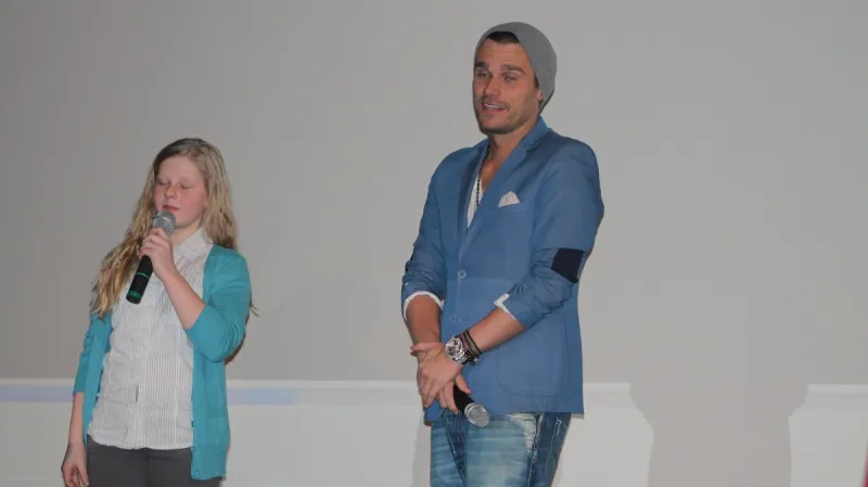 Stříbrná Barbora Horáková s Leošem Marešem