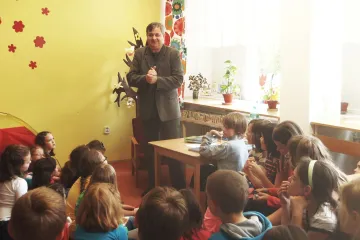 Malé čtení s Jiřím Šanderou ve školní družině v Boskovicích