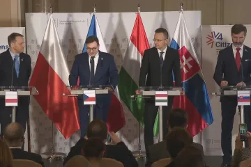 Rusko na Ukrajině porušuje mezinárodní právo, shodli se ministři zahraničí V4