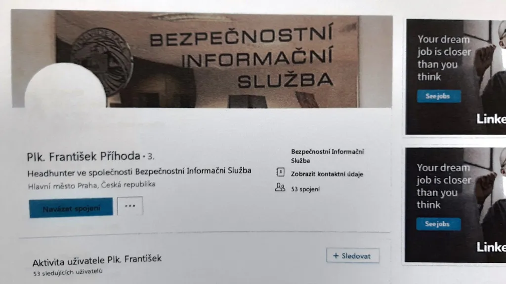 Falešný inzerát na práci u BIS