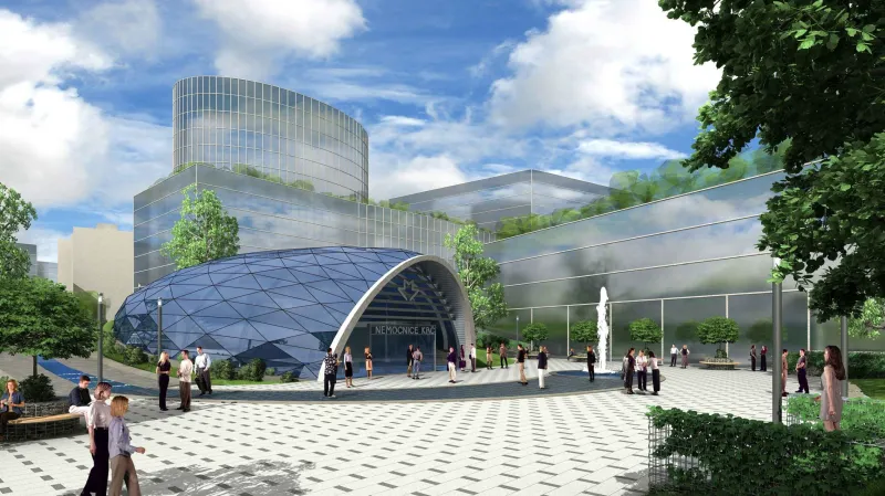 Vizualizace stanice Nemocnice Krč