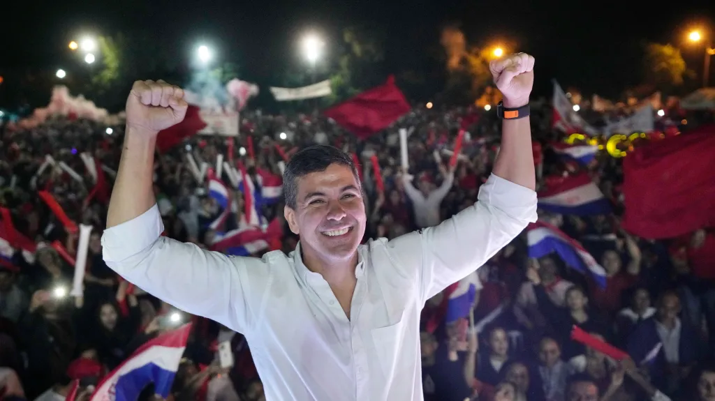 Nový paraguayský prezident Santiago Peňa