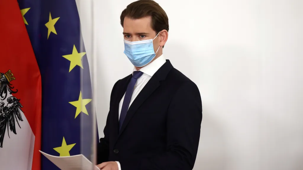 Rakouský kancléř Sebastian Kurz