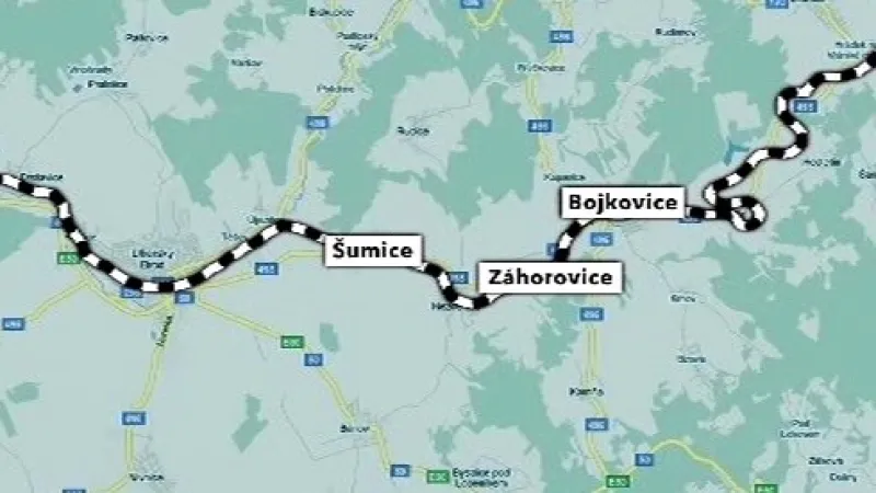 Trať s omezeným vlakovým spojením