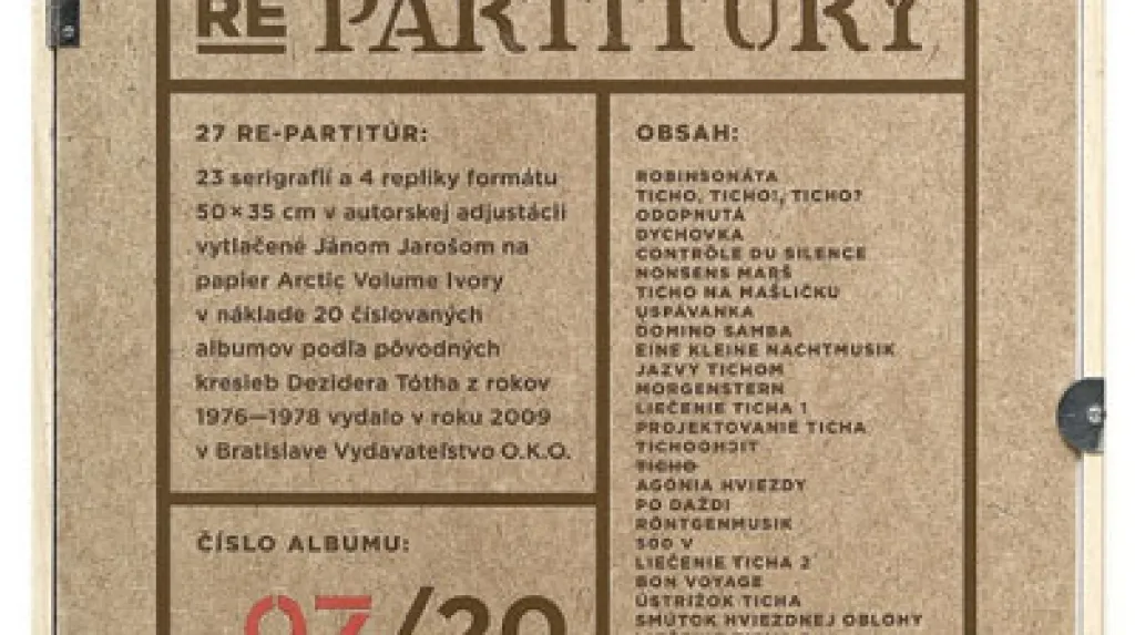 Dezidér Tóth: Partitury