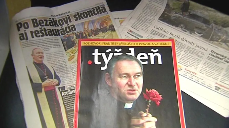Tisk o odvolání slovenského arcibiskupa