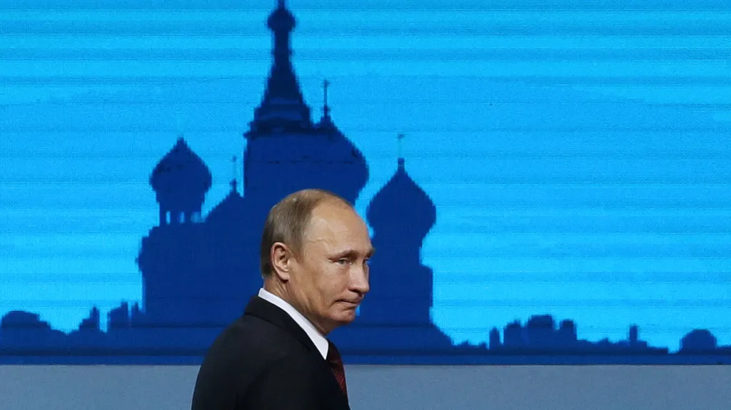 Vladimír Putin na summitu APEC