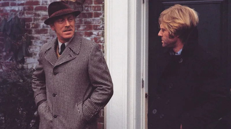 Max von Sydow s Robertem Redfordem ve filmu Tři dny Kondora