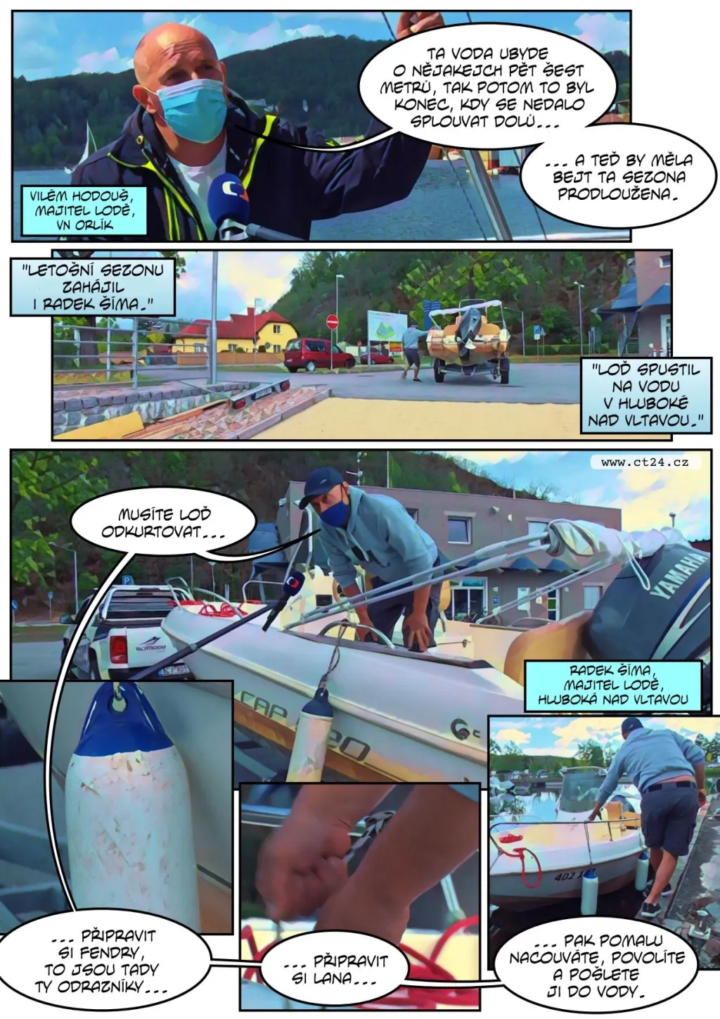 Lodě se vrací na vodu