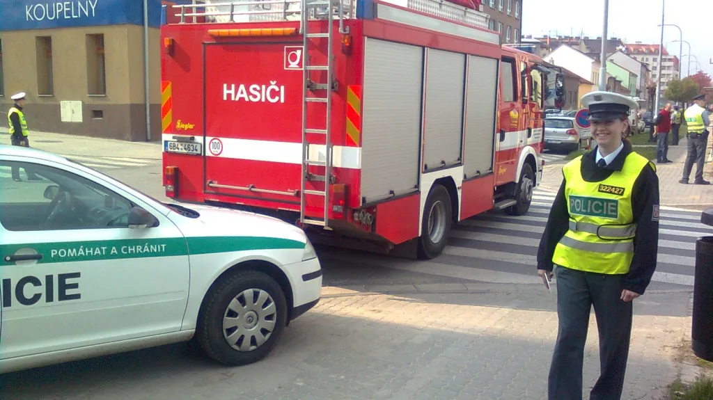 Reissigova ulice byla uzavřena kvůli úniku plynu