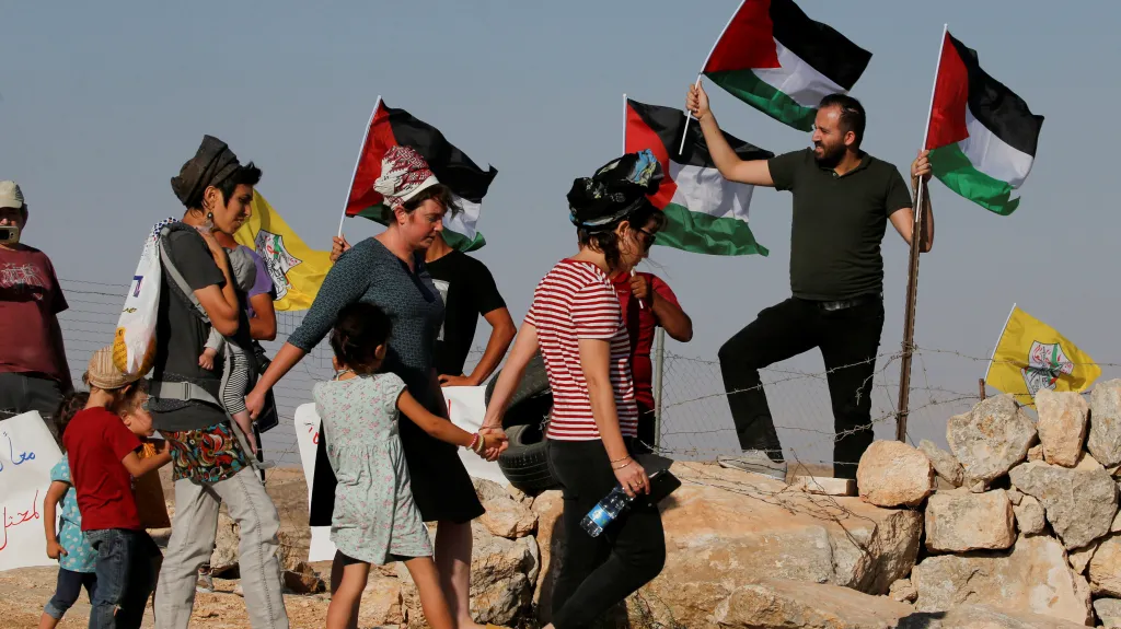 Palestinci protestovali proti vystěhování