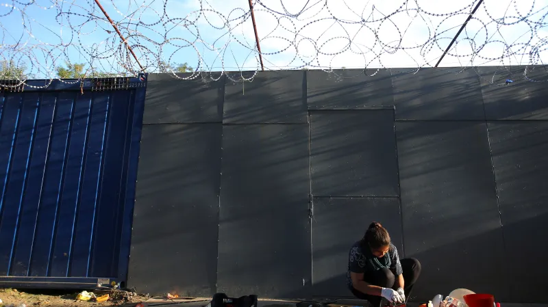 Uprchlíci na srbsko-maďarském pomezí