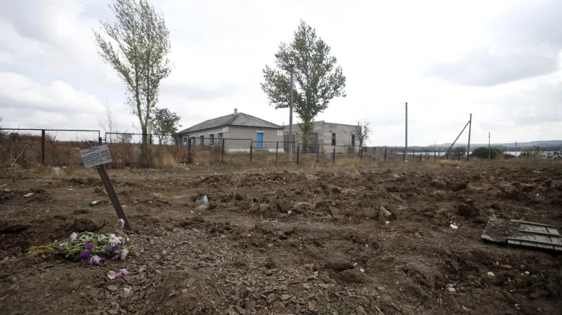 Hroby na východě Ukrajiny