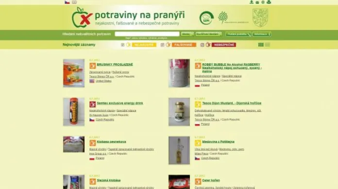 České potraviny na internetovém pranýři