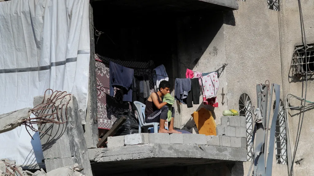 Snímek z města Gaza ze 6. srpna 2025