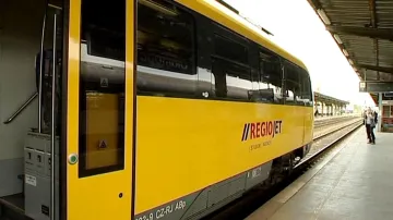 Vlak společnosti RegioJet