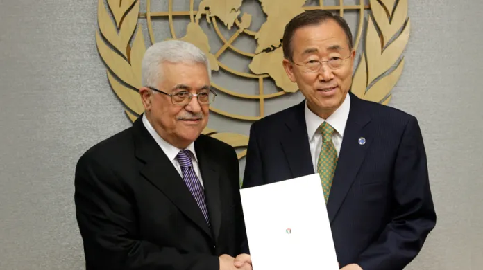Abbás předává žádost o členství Palestiny v OSN