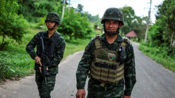 Příslušníci thajské armády, archivní snímek