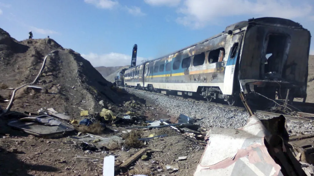 Nehoda vlaků v Íránu