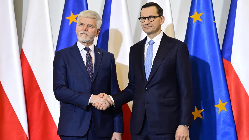 Petr Pavel s Mateuszem Morawieckým