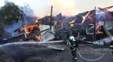 Mluvčí hasičů Ivo Mitáček o požáru haly