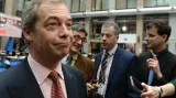 Nigel Farage na summitu EU v Bruselu