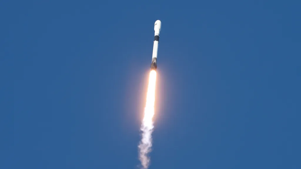 Start rakety Falcon 9 společnosti SpaceX