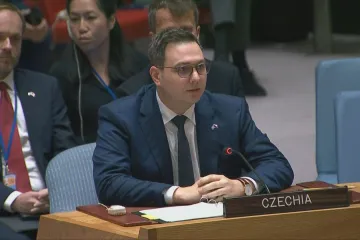 Ustavme mezinárodní tribunál pro válečné zločiny na Ukrajině, uvedl Lipavský v Radě bezpečnosti OSN